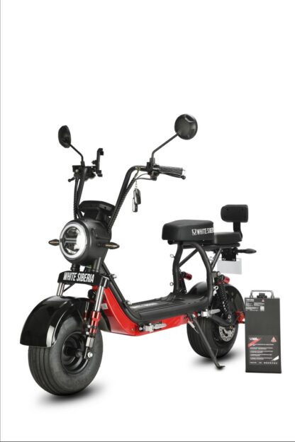 Электроскутер WHITE SIBERIA MINI R 2500W 3.0 2500 ватт,  АКБ 1 - шт, 21Ah 60V - фото 10