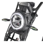 Электроскутер WHITE SIBERIA PRO 2WD 4000W2000х2 ватт, АКБ - 1шт, 20Ah 60V + доп. место под вторую АКБ - миниатюра 7