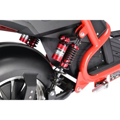 Электроскутер WHITE SIBERIA PRO BLACK EDITION 5000W5000 ватт, 1 батарея 31Ah 60V - фото 4