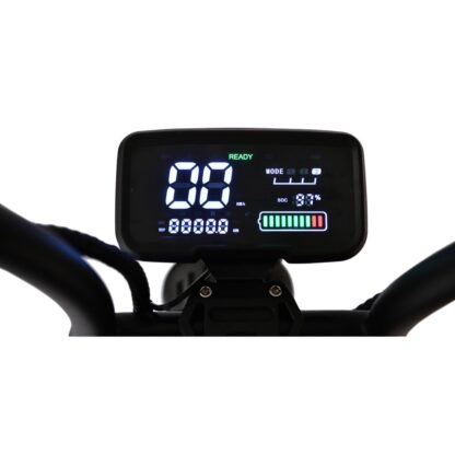 Электроскутер WHITE SIBERIA PRO BLACK EDITION 5000W5000 ватт, 1 батарея 31Ah 60V - фото 9