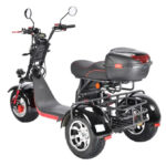 Электротрицикл WHITE SIBERIA PRO Trike + 3000 ватт, АКБ - 1шт, 20Ah 60V + доп. место под вторую АКБ - миниатюра 6