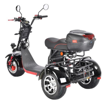 Электротрицикл WHITE SIBERIA PRO Trike + 3000 ватт, АКБ - 1шт, 20Ah 60V + доп. место под вторую АКБ - фото 6