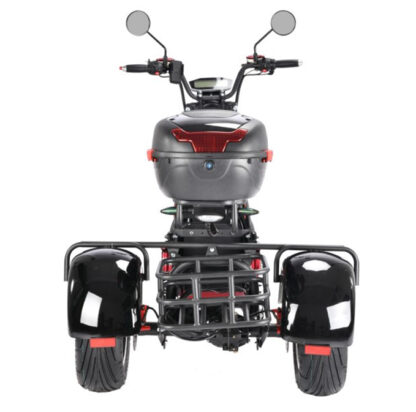 Электротрицикл WHITE SIBERIA PRO Trike + 3000 ватт, АКБ - 1шт, 20Ah 60V + доп. место под вторую АКБ - фото 7
