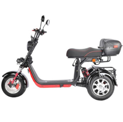 Электротрицикл WHITE SIBERIA PRO Trike + 3000 ватт, АКБ - 1шт, 20Ah 60V + доп. место под вторую АКБ - фото 9
