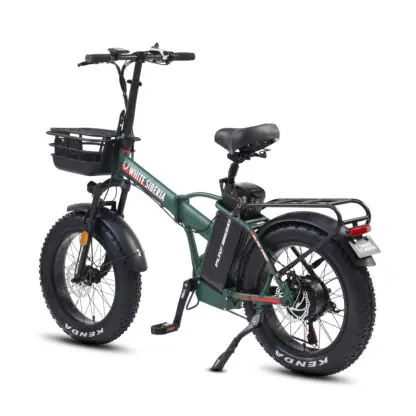 Электровелосипед WHTE SIBERIA SLAV PRO 1000W (матовый зеленый) - фото 3