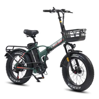 Электровелосипед WHTE SIBERIA SLAV PRO 1000W (матовый зеленый) - фото 5